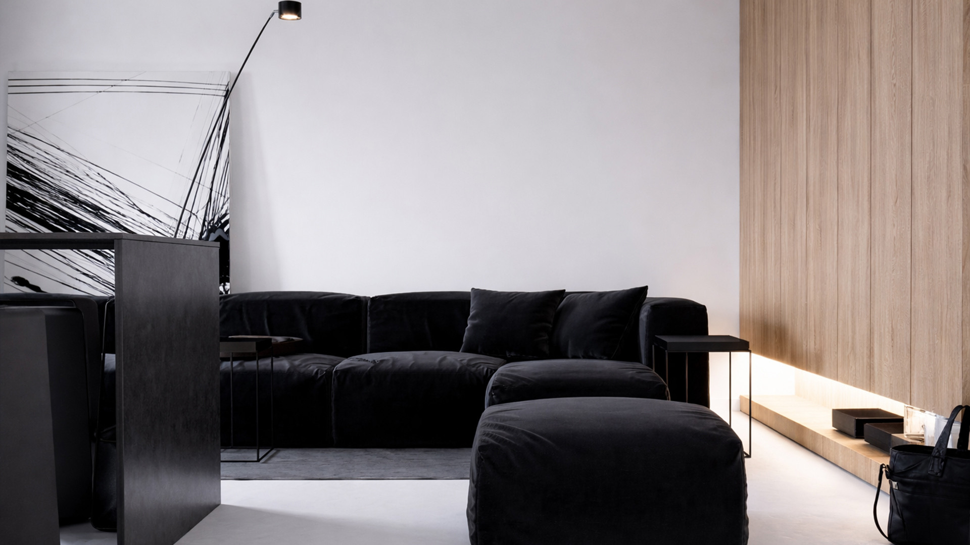 Minimalistyczne mieszkanie 55 m² Warszawa