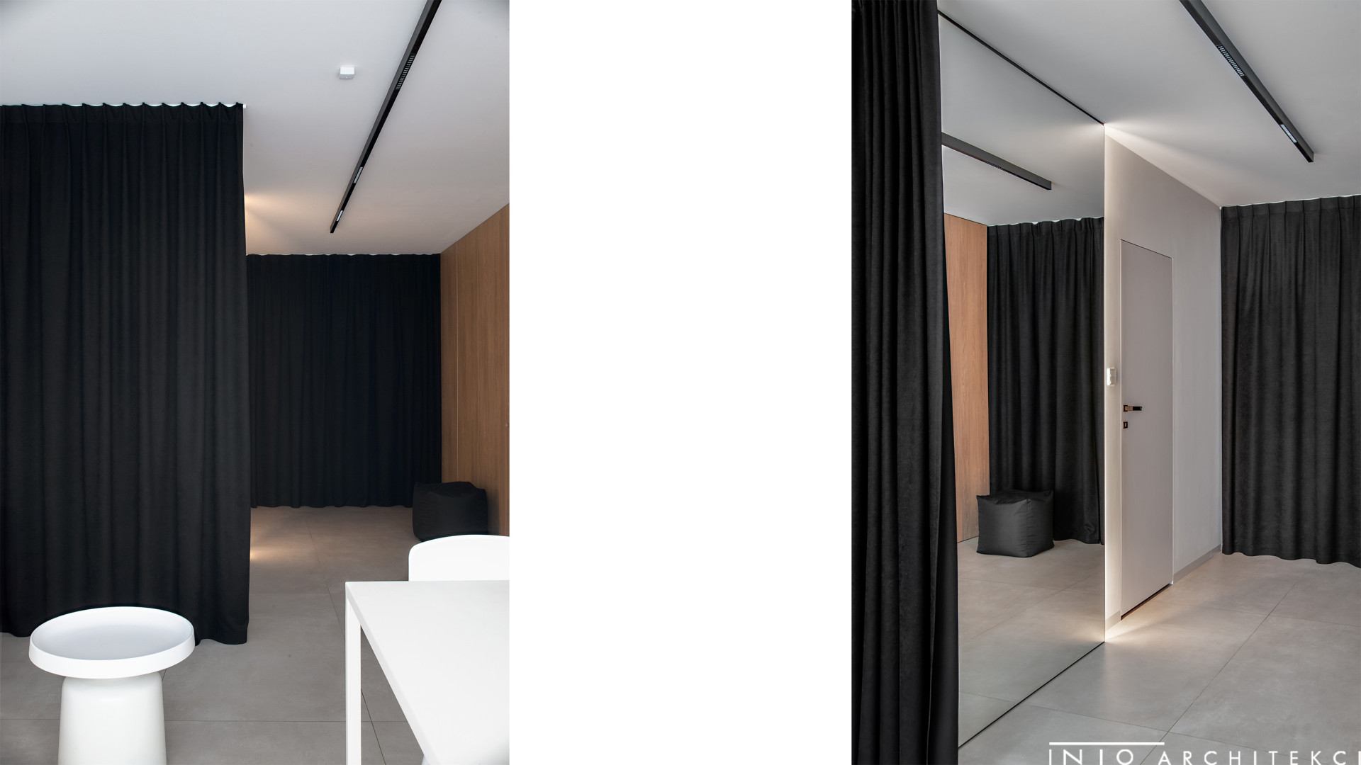 Studio w Gdańsku Letnica – projekt minimalistycznego mieszkania 47 m²