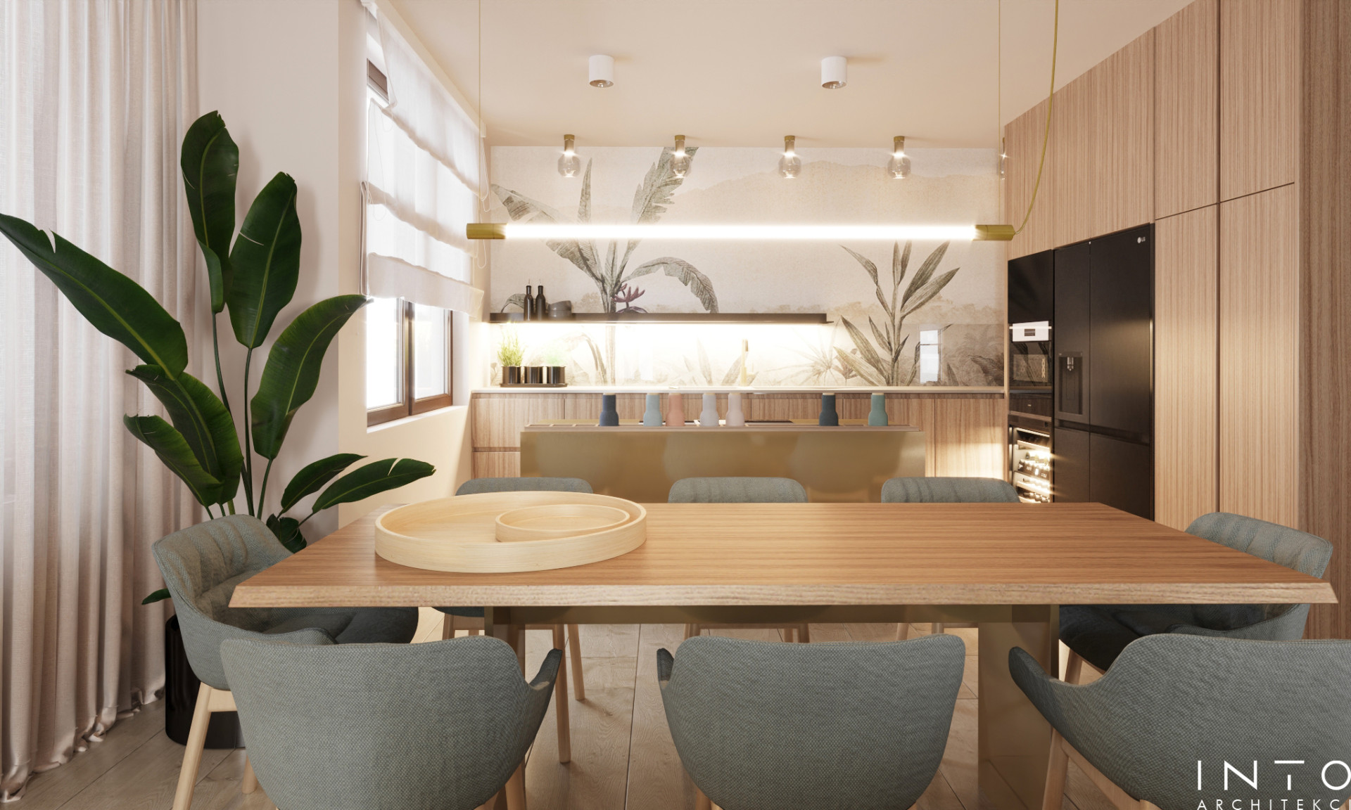 Apartament Kraków – jasna przestrzeń z możliwością otwarcia wnętrza